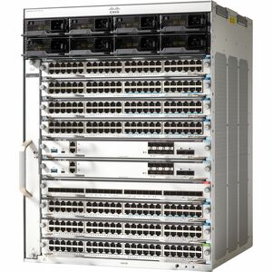 Cisco Catalyst 9400 C9410R Manageable Switch Chassis - Gigabit Ethernet - 1000Base-T - 3 Layer Supported - Modular - 3200 