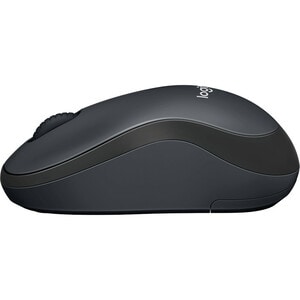 Logitech SILENT M221 Mouse - Optical - Wireless - Radio Frequency - Charcoal - USB - 1000 dpi - Scroll Wheel - 3 Button(s)