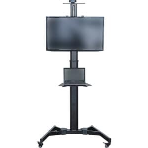 Digitus Height Adjustable Display Stand - Up to 177.8 cm (70") Screen Support - 50 kg Load Capacity - 2 x Shelf(ves) - 218