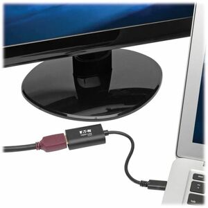 Eaton Tripp Lite Series USB-C to HDMI Adapter (M/F) - 4K 60 Hz, HDCP 2.2, Black - 1 x HDMI - Mac, Chrome OS