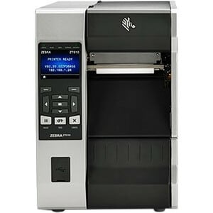 Zebra TT Printer ZT610; 4", 300 dpi, Euro and UK cord, Serial, USB, Gigabit Ethernet, Bluetooth 4.0, USB Host, Tear, RFID 