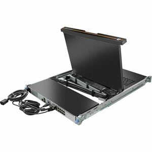 Vertiv Avocent LRA Rack Console 18.5" LCD Widescreen,16-Port, Keyboard with Touchpad - 16 Computer(s) - 18.5" LED - UXGA -