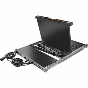 Vertiv Avocent LRA Rack Console 18.5" LCD Widescreen,8-Port, Keyboard with Touchpad - 8 Computer(s) - 18.5" LED - UXGA - 1