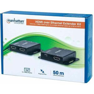 Manhattan Extensor Video HDMI, 50M via Cat 6 (un cable) - 1 Dispositivo de Entrada - 1 Dispositivo de salida - 91.44m Alca