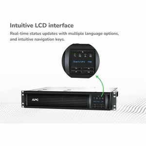 APC Smart-UPS, Line Interactive, 750VA, Rackmount 2U, 120V, 6x NEMA 5-15R outlets, SmartConnect Port+SmartSlot, AVR, LCD -