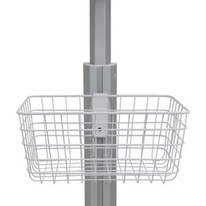 Ergotron Accessory Basket - Small - 2.27 kg Load Capacity - 355.6 mm Length x 304.8 mm Width x 127 mm Height - White