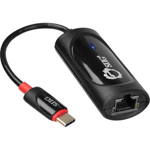SIIG USB-C to Gigabit Ethernet Adapter - USB 3.0 - USB 3.0 Type C - 1 Port(s) - 1 - Twisted Pair - 10/100/1000Base-T - Por