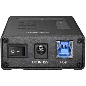StarTech.com 4 Port USB 3.0 Hub - 1x USB-C & 3x USB-A - Mountable Metal USB Type-A Hub - 5Gbps USB 3.2 Gen 1 - Self Powere