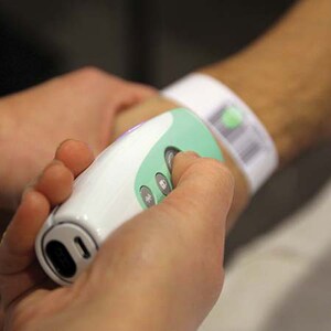 Datalogic RIDA DBT6420 Handheld Barcode Scanner Kit - Wireless Connectivity - Light Green - 1.50 m Scan Distance - 1D, 2D 