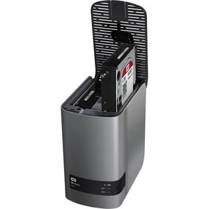 WD My Book Duo WDBFBE0160JBK-EESN 2 x Gesamtzahl Einschübe DAS-Speichersystem - 16 TB HDD Desktop - 20 TB Supported HDD Ca