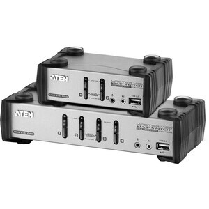 ATEN MasterView CS1734B KVM Switchbox - 4 Computer(s) - 1 Local User(s) - 2048 x 1536 - 4 x USB - 1 x VGA - Desktop