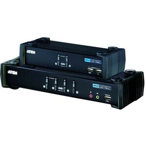 ATEN CubiQ CS1784A KVM Switchbox - 4 Computer(s) - 1 Local User(s) - 2560 x 1600 - 8 x USB - 5 x DVI - Desktop