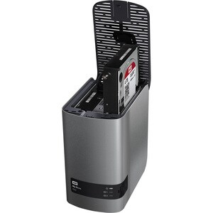 WD My Book Duo WDBFBE0160JBK-EESN 2 x Total Bays DAS Storage System - 16 TB HDD Desktop - 20 TB Supported HDD Capacity - 1