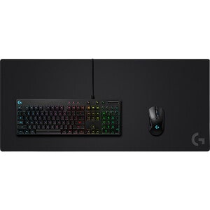 Logitech Gaming Mouse Pad - Textured - 400 mm x 900 mm x 0.3 mm Dimension - Black - Rubber