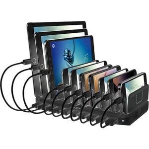 LINDY Kabelgebundenes Cradle für Smartphone, Tablet-PC, Handy, Mobilgerät - Ladefunktion - Synchronisierfähigkeit - USB 2.