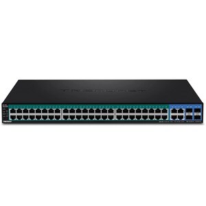 TRENDnet TPE-5240WS 52 Ports Manageable Ethernet Switch - Gigabit Ethernet - 1000Base-T, 1000Base-X - New - TAA Compliant 
