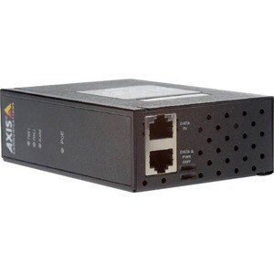 AXIS T8144 60 W Industrial Midspan - 55 V DC Output - 1 x 10/100/1000Base-T Input Port(s) - 1 x 10/100/1000Base-T Output P