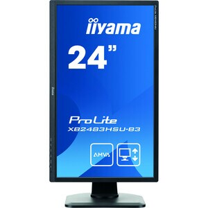 Moniteur LCD iiyama ProLite XB2483HSU-B3 60,5 cm (23,8") Full HD WLED - 16:9 - Noir - Résolution 1920 x 1080 - 16,7 Millio