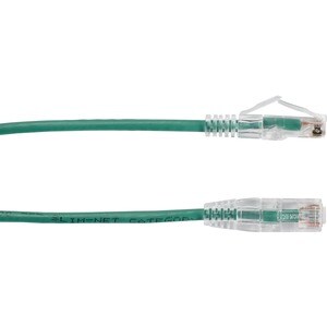 Black Box Slim-Net Cat.6a UTP Patch Network Cable - 10 ft Category 6a Network Cable for Patch Panel, Wallplate, Network De