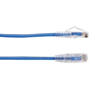 Black Box Slim-Net Cat.6 UTP Patch Network Cable - 15 ft Category 6 Network Cable for Patch Panel, Wallplate, Network Devi