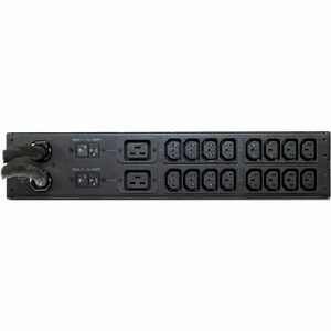 Rack ATS, 230 V, 32 A, IEC 309 in, (16) C13 (2) C19 out - 230 V AC - 32 A