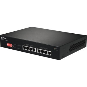 Switch Ethernet Edimax GS-1008P V2 8 Porte - 2 Layer supportato - Coppia incrociata - Standalone, Desktop