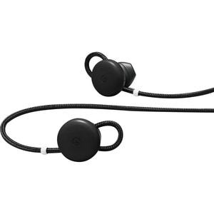 Google Pixel Buds GA00205 Earset - Stereo - Wireless - Bluetooth - Earbud, Behind-the-neck - Binaural - In-ear - Black