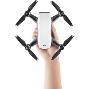 DJI Spark Fly More Combo (Alpine White) - 2.40 GHz, 2.48 GHz, 5.73 GHz, 5.83 GHz - Battery Powered - 0.27 Hour Run Time - 