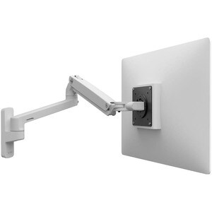 Ergotron Mounting Arm for TV - White - 1 Display(s) Supported - 86.4 cm (34") Screen Support - 9.07 kg Load Capacity - 75 