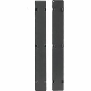 APC by Schneider Electric AR7586 Cable Organizer - Black - 2 Each Pack - TAA Compliant - Cover - 45U Rack Height