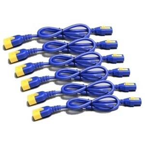 Schneider Electric Standard-Stromkabel - 1,80 m - IEC 60320 C13 / IEC 60320 C14 - Blau - 6