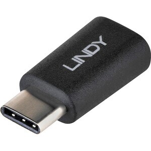 LINDY Data Transfer Adapter - 1 x Type C USB 2.0 USB Male - 1 x Type B USB 2.0 Micro USB Female - Nickel Connector - Gold 