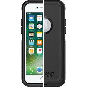 OtterBox Commuter Case for Apple iPhone 6, iPhone 6s, iPhone 7, iPhone 8 Smartphone - Black - 1 - Damage Resistant, Shock 