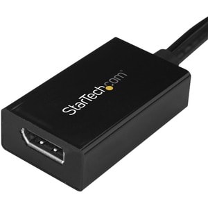 StarTech.com DVI to DisplayPort Adapter with USB Power - DVI-D to DP Video Adapter - DVI to DisplayPort Converter - 1920 x