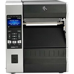 Zebra ZT620 Industrial Direct Thermal/Thermal Transfer Printer - Monochrome - Label Print - Gigabit Ethernet - USB - USB H