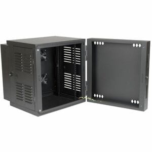 Tripp Lite by Eaton SmartRack 12U Switch-Depth Wall-Mount Small Rack Enclosure for Harsh Environments, Hinged Back, 230V -