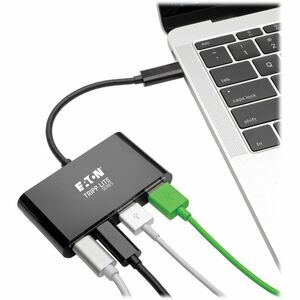 Eaton Tripp Lite Series 4-Port USB-C Hub, USB 3.x (5Gbps), 2x USB-A, 2x USB-C, Black - USB Type C - External - 4 USB Port(