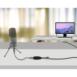 Plugable 10 Meter (32 Foot) USB 3.0 Active Extension Cable with AC Power Adapter and Back-Voltage Protection - with AC Pow
