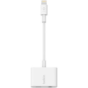 BELKIN 3.5 MM AUDIO + CHARGE ROCKSTAR WHITE