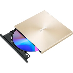 Asus ZenDrive SDRW-08U9M-U DVD-Writer - External - Gold - DVD-RAM/±R/±RW Support - 24x CD Read/24x CD Write/24x CD Rewrite