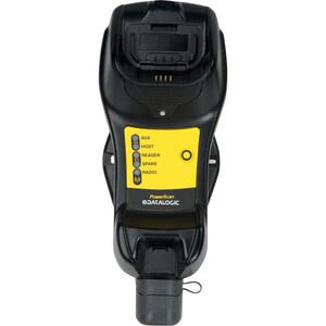 Datalogic PowerScan PBT9100-RBK20EU Handheld Barcode Scanner Kit - Wireless Connectivity - Yellow - 1D - Imager - Bluetoot