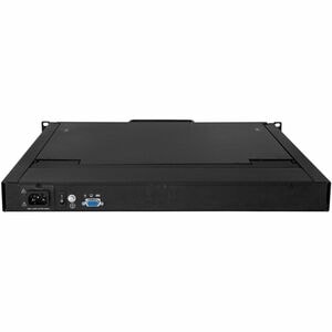 StarTech.com Rackmount KVM Console - 1U 19" LCD Monitor Single Port VGA KVM Server Rack Drawer includes Cables & Hardware 