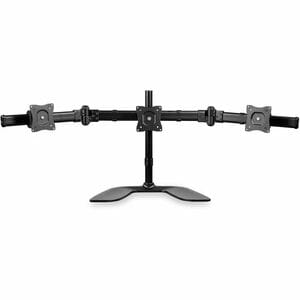 StarTech.com Triple Monitor Stand, Crossbar, Steel & Aluminum, For VESA Mount Monitors up to 27"(17.6lb/8kg), Monitor Stan