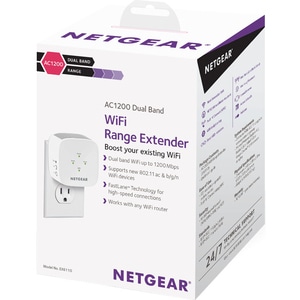 Netgear EX6110 IEEE 802.11ac 1,17 Gbit/s Drahtloser Range-Extender - 2,40 GHz, 5 GHz - Wandmontierbar