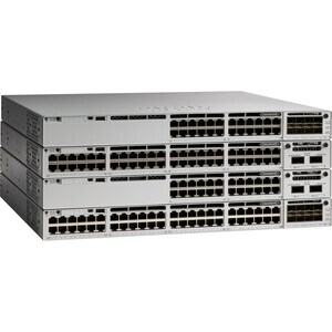 Cisco Catalyst 9300 C9300-48UXM-E 48 Portas Gerenciável Comutador Ethernet - Gigabit Ethernet - 10/100/1000Base-T - 2 Cama