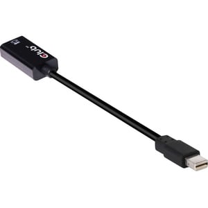 Club 3D Mini DisplayPort 1.4 to HDMI 2.0a HDR - 6.61" HDMI/Mini DisplayPort A/V Cable for Audio/Video Device - First End: 