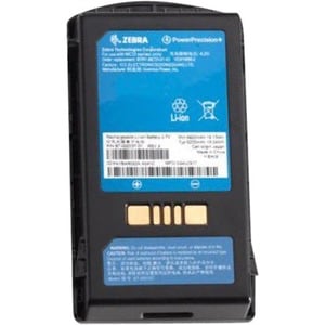Zebra PowerPrecision+ Battery - For Mobile Computer - Battery Rechargeable - 5200 mAh - 19.24 Wh - 3.7 V DC - 1