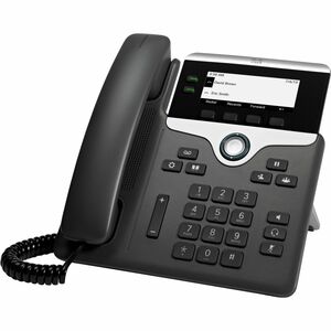 Cisco 7821 Telefone IP - Recondicionado - Montagem em parede, Tabletop - Carvão - 2 x Total Line - VoIP - Unified Communic
