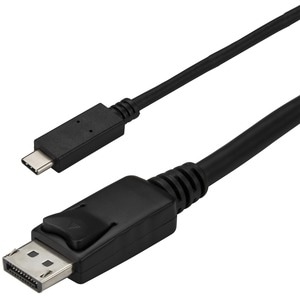 StarTech.com 9.8ft/3m USB C to DisplayPort 1.2 Cable 4K 60Hz - USB Type-C to DP Video Adapter Monitor Cable HBR2 - TB3 Com