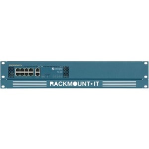 RACKMOUNT.IT RM-PA-T2 Rack Shelf - For Firewall - 2U Rack Height x 19" Rack Width - Rack-mountable - Azure Blue